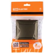 Выключатель 1 кл. 10А бронза «Лама» TDM