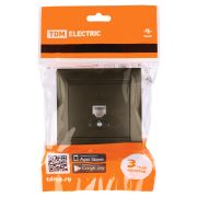 Розетка компьютерная RJ45  бронза «Лама» TDM