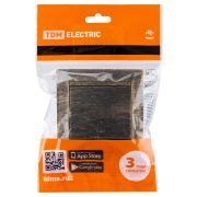 Кнопка звонковая 6А старинная бронза «Лама» TDM