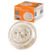 Выключатель скрытой установки фарфоровый поворотный проходной с ручкой (бантик) 10А мраморный «Болонь» TDM