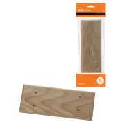 Накладка на бревно деревянная универсальная НБУ 1Пх3 260 мм, под покраску TDM