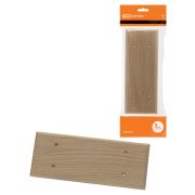Накладка на бревно деревянная универсальная НБУ 1Пх3 280 мм, под покраску TDM