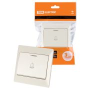 Кнопка для звонка с подсветкой сл. кость «Ильмень» TDM