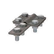 Зажим контрольный полоса-прут , полоса 40х4 - прут Ø6-10 мм, термодиффузия (упак. 1 шт.) TDM