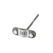 Держатель фасадный для прута Ø6-10 мм длина 250 мм, дюбель, стальной зажим, термодиффузия (упак. 1 шт.) TDM
