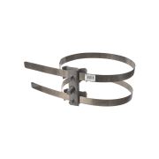 Держатель хомут сдвоенный Ø80-500 мм для изоляционной штанги, М16, термодиффузия (упак. 1 шт.) TDM