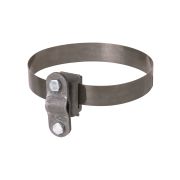 Держатель хомут Ø10-250 мм нержавеющая сталь, для прута Ø6-10 мм, стальной зажим термодиффузия (упак. 1 шт.) TDM