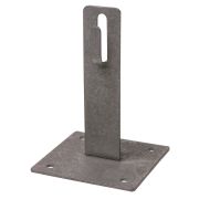 Держатель для плоской кровли для прута Ø6-10 мм, стальной крюк, основание 100х100 мм, высота 150 мм, гор. цинк. (упак. 1 шт.) TDM