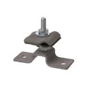 Держатель для гориз. и верт. поверхностей, высота 25 мм, для прута Ø6-10 мм, стальной зажим, термодиффузия (упак. 1 шт.) TDM