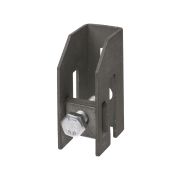 Держатель фасадный с зажимом для полосы толщиной 3-8 мм, термодиффузия (упак. 1 шт.) TDM