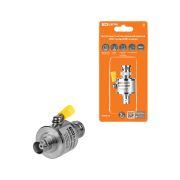 Грозозащита систем видеонаблюдения, BNC-гнездо/BNC-штекер для ВЧ кабеля 75 Ом, с заземлением, газ, МГц, TDM