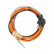 Нагревательный саморегулирующийся кабель «Стоплёд» НСК2-В с вилкой, в трубу (2м/20Вт) TDM