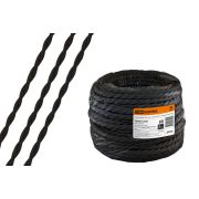 Ретро провод «Эко» 2х1,5 витой ГОСТ черный (20м) TDM