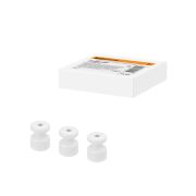 Керамический изолятор для ретро провода белый (25шт) TDM