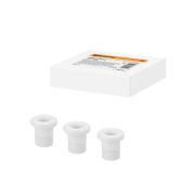 Керамический проходной изолятор для провода белый (25шт) TDM