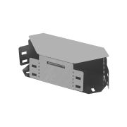 Поворот на 90 град. горизонтальный 80х100 мм TDM