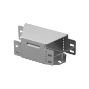 Поворот на 45 град. горизонтальный 80х100 мм TDM