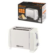 Тостер «Утро», 700 Вт, 2 тоста, нерж. сталь, белый, TDM