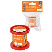 Припой ПОСК 50-18, проволока, ГОСТ 21931-76, Ø1 мм, 50 г, катушка, инд. упак., «Алмаз» TDM