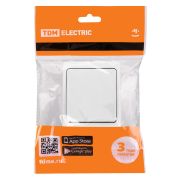 Выключатель 1-кл. открытой установки IP54 10А белый «Вуокса» TDM