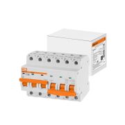 Автоматический выключатель с механической блокировкой (байпас) ВА47-29Б 3Р+3Р 32А 4,5кА х-ка C TDM