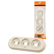 Рамка 3-х постовая сл. кость «Виви» TDM