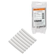 Набор трубок термоусаживаемых, не поддерживающих горение, клеевых, длиной 10 см ТТкНГ(3:1) «Моноцвет, белый 9,5/3,0 TDM»
