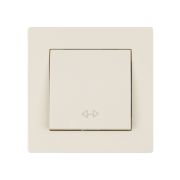 Выключатель перекрестный 1 кл. 10А сл. кость «Сенеж» TDM