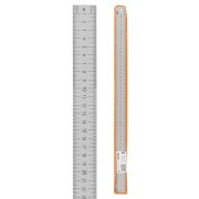 Линейка измерительная металлическая 50 см, нержавеющая сталь, двухсторонняя шкала, «Рубин» TDM