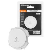 Выключатель звонка 1-кл. 16А 250В белый, «Байкал» TDM