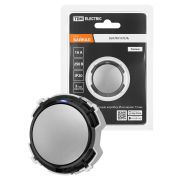 Выключатель 1-кл. 16А 250В кнопочный механизм платина, «Байкал» TDM