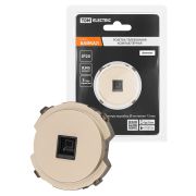 Розетка компьютерная RJ45  шампань, «Байкал» TDM