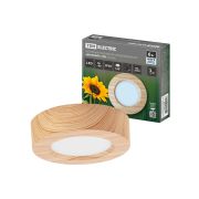 Светильник накладной светодиодный круг «Даунлайт» СПО (сосна) 6 Вт 120*32 мм 4000К TDM