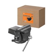 Тиски слесарные, поворотные, c наковальней, 150 мм, «Рубин», TDM