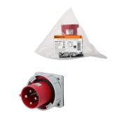 Вилка скрытой установки IP67 63А 3Р+РЕ 380В TDM