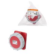 Розетка скрытой установки угловая IP67 16А 3Р+РЕ+N 380В TDM