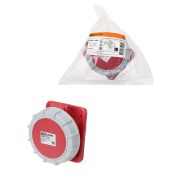 Розетка скрытой установки угловая IP67 32А 3Р+РЕ+N 380В TDM