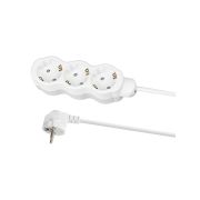 Удлинитель бытовой «Люкс» 3 гнезда, 2 м, с/з, с з/ш, ПВС 3х1 мм2, 16 А, 250 В, 3500 Вт TDM У1-33052