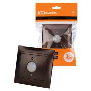 Выключатель с датчиком движения 1А шоколад «Лама» TDM