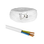 Провод ПРКС 2х1,5(N)-0,38 (10м), белый TDM