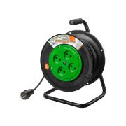 Удлинитель на катушке силовой народный 4 гнезда ПВС 3500 Вт б/з, 30м УС1-43131