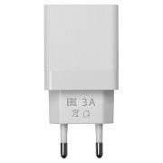 Сетевое зарядное устройство, СЗУ 7, Quick Charge 3.0, 3 А, 2 USB, белый, TDM