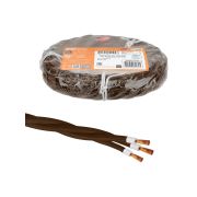 Ретро провод «Эко» 3х2,5 витой ГОСТ коричневый (10м) TDM