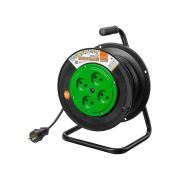 Удлинитель на катушке силовой народный 4 гнезда ПВС 4000 Вт б/з, 50м УС1-43131