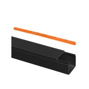 Кабель-канал 25х25 (4 шт по 2 м) чёрный (розн.упак.) TDM